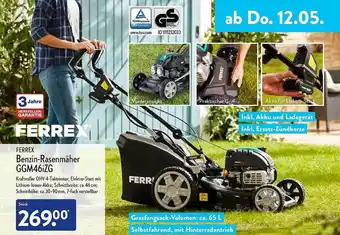 Aldi Nord Ferrex Benzin-rasenmäher Ggm46izg Angebot