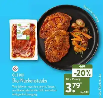 Aldi Nord Gut Bio Bio-nackensteaks Angebot