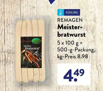 Aldi Süd Remagen Meister-bratwurst Angebot