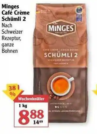 Globus Minges Café Crème Schümli 2 Angebot