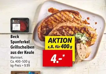 Lidl Beck spanferkel grillscheiben Angebot