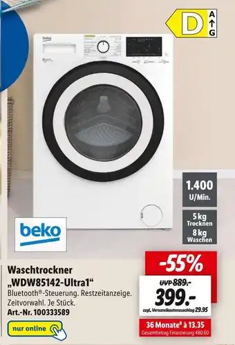 Lidl Beko waschtrockner Angebot