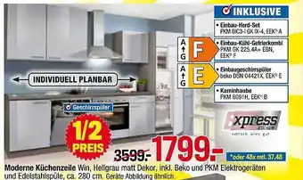 Möbelpiraten Moderne Küchenzeile Angebot