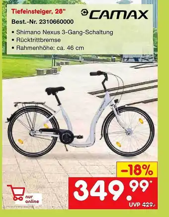 Netto Marken-Discount Camax Tiefeinsteiger 26 Angebot