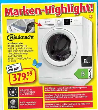 ROLLER Baucknecht Waschmaschine Angebot