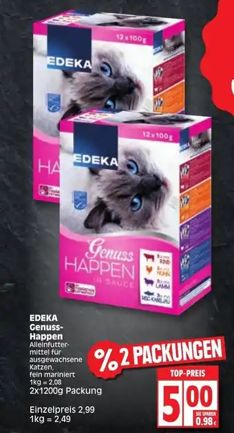 Edeka EDEKA Genusshappen 2*1200g Angebot