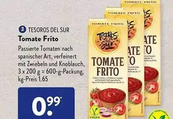 Aldi Süd Tesoros Del Sur Tomate Frito Angebot