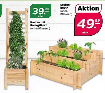 NETTO Stufen Beet, Kasten Mit Rankgitter Angebot