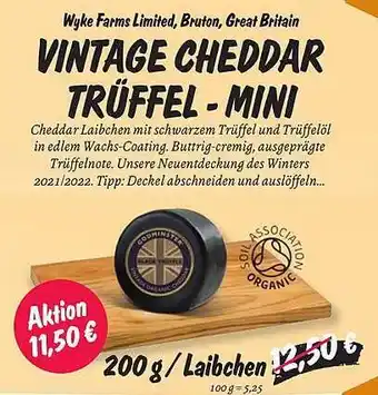 Temma Vintage Cheddar Trüffel - Mini Angebot