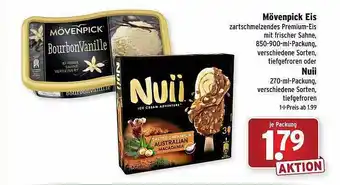 Wasgau Mövenpick Eis Oder Nuii Angebot