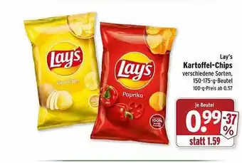 Wasgau Lay's Kartoffel-chips Angebot