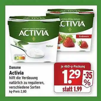 Wasgau Danone Activia Angebot