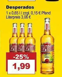 Bilgro Desperados Angebot