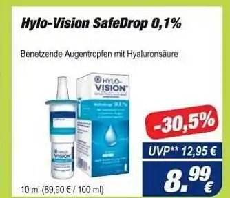 Easy Apotheke Hylo-vision Safedrop 0.1% Angebot