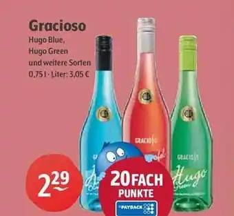 Getränke Hoffmann Gracioso Hugo Blue, Green Und Weitere Sorten Angebot