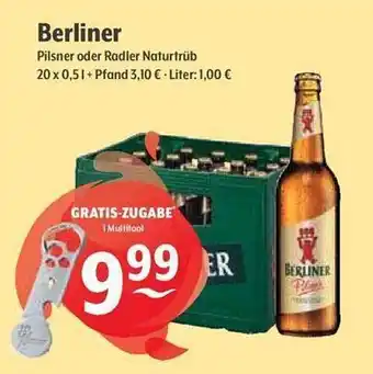 Getränke Hoffmann Berliner Pilsner Oder Radler Naturtrüb Angebot