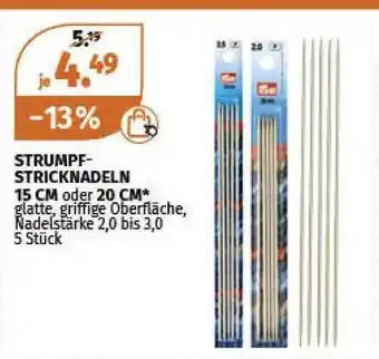 Müller Strumpf Stricknadeln 15 Cm Oder 20 Cm Angebot