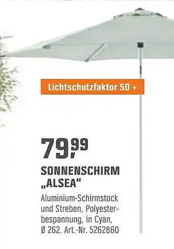 OBI Sonnenschirm „alsea” Angebot