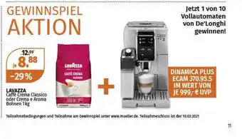 Müller Lavazza Caffe Crema Classico Oder Crema E Aroma Angebot