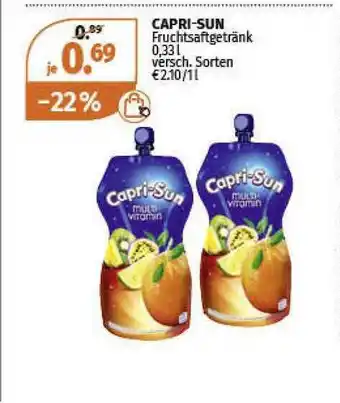 Müller Capri Sun Fruchtsaftgetränk Angebot