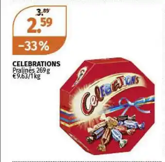 Müller Celebrations Pralines Angebot