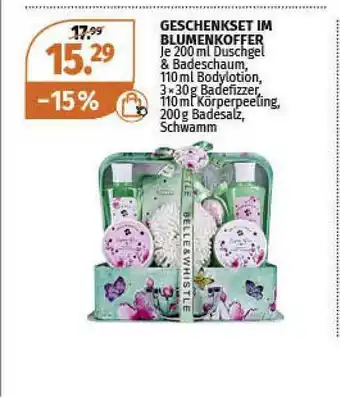 Müller Geschenkset Im Blumenkoffer Angebot