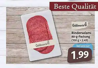 Markant Goldmarie Rindersalami Angebot