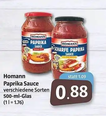 Markant Homann Paprika Sauce Angebot