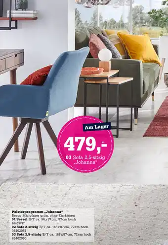 Höffner Express Sofa 2,5-sitzig ,,Johanna" Angebot