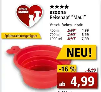 Zoo & Co Azoona Reisenapf "Mauli" Angebot