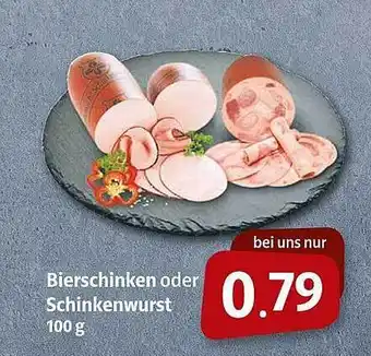 Markant Bierschinken Oder Schinkenwurst 100 g Angebot