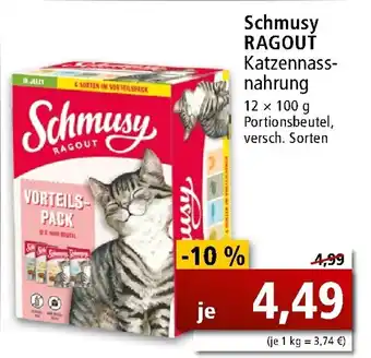 Zoo & Co Schmusy Ragout 12x100g Angebot