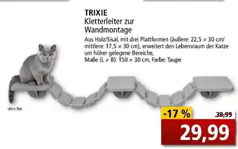 Zoo & Co Trixie Kletterleiter zur Wandmontage Angebot