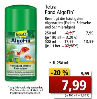 Zoo & Co Tetra Pond AlgoFin 250ml Angebot