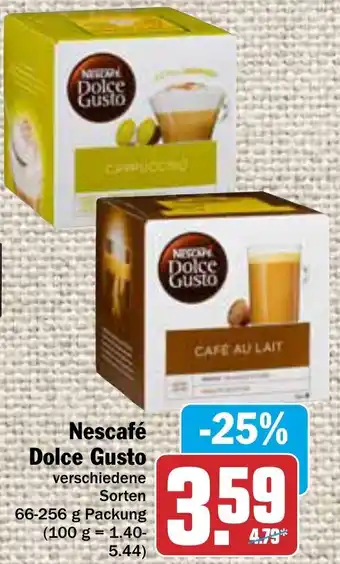 AEZ Nescafé Dolce Gusto 66-256g Packung Angebot