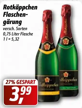 Simmel Rotkäppchen Flaschengärung 0,75L Flasche Angebot