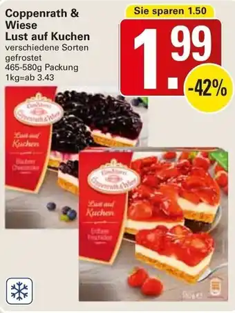 WEZ Coppenrath & Wiese Lust auf Kuchen 465-580g Packung Angebot