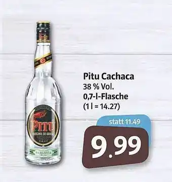 Markant Pitu Cachaca 0,7 L Angebot