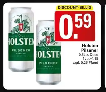 WEZ Holsten Pilsener 0,5Ltr. Dose Angebot