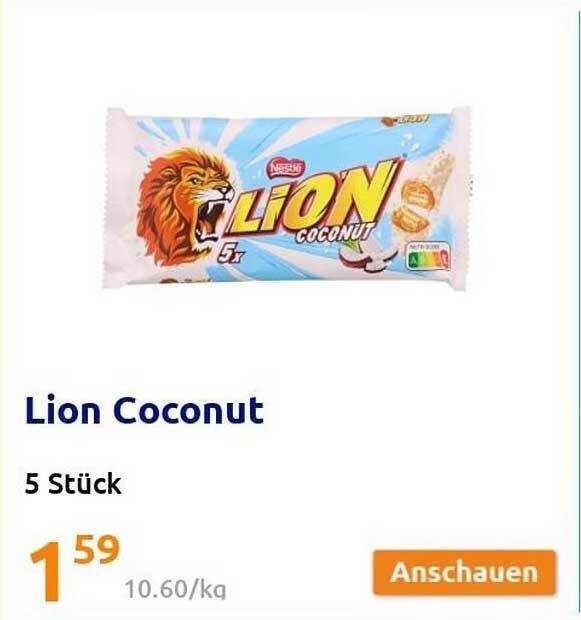 Lion Coconut Angebot bei Action