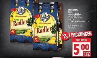 Edeka Mönchshof Bier Spezialitäten Angebot