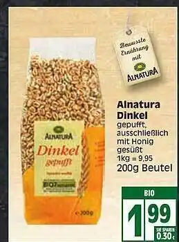 Edeka Alnatura Dinkel Angebot