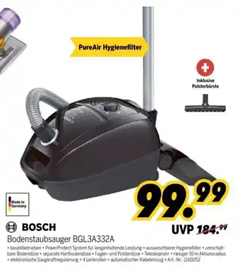 MEDIMAX Bosch Bodenstaubsauger BGL3A332A Angebot