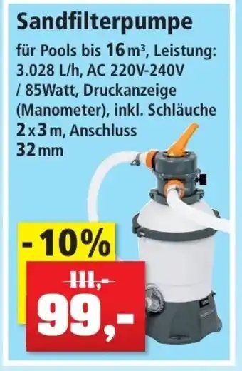 Thomas Philipps Sandfilterpumpe Angebot