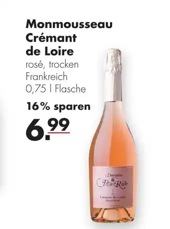 Handelshof Monmousseau Cremant de Loire 750 ml Angebot