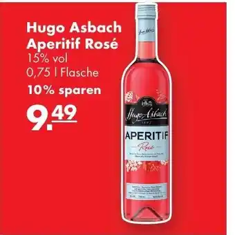 Handelshof Hugo Asbach Aperitif Rose 750 ml Angebot