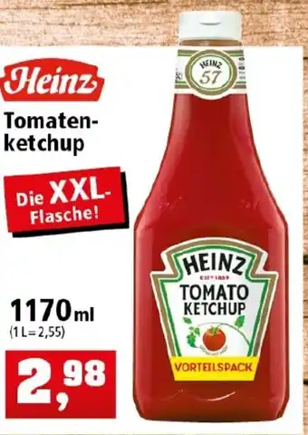 Thomas Philipps Heinz Tomatenketchup 1170ml Angebot