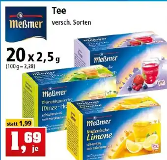 Thomas Philipps Meßmer Tee 20x2,5g Angebot