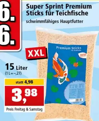 Thomas Philipps Super Sprint Premium Sticks für Teichfische 15L Angebot