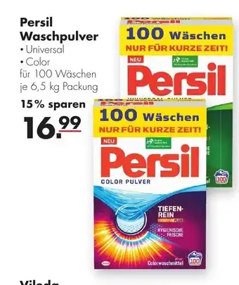 Handelshof Persil Waschpulver 6.5kg Angebot